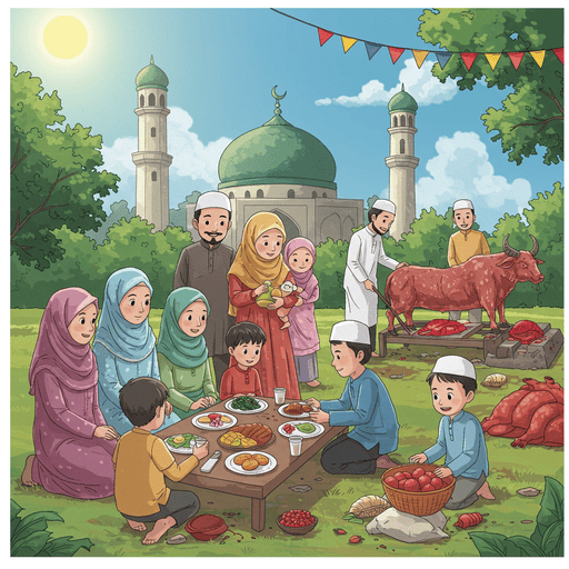 How do muslims celebrate eid ul adha