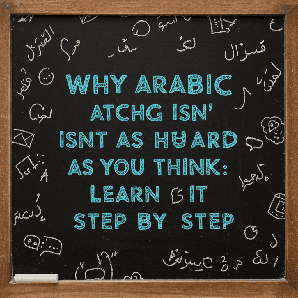 Why Arabic Isn’t as Hard as You Think: Learn It Step by Step