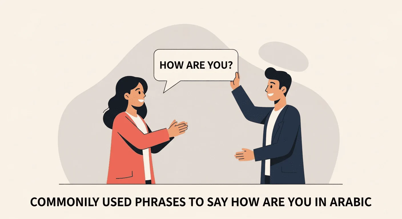 how do i say how are you in arabic
